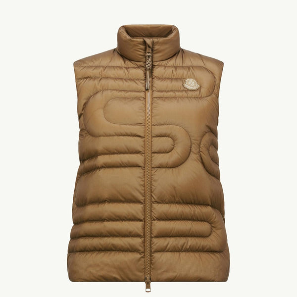 Xihu Snake-Quilted Down Gilet
