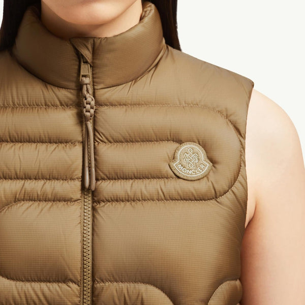 Xihu Snake-Quilted Down Gilet