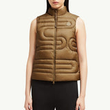 Xihu Snake-Quilted Down Gilet