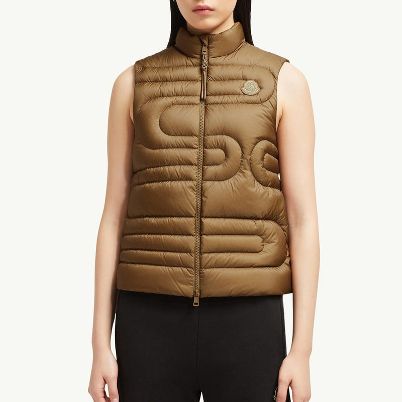 Xihu Snake-Quilted Down Gilet