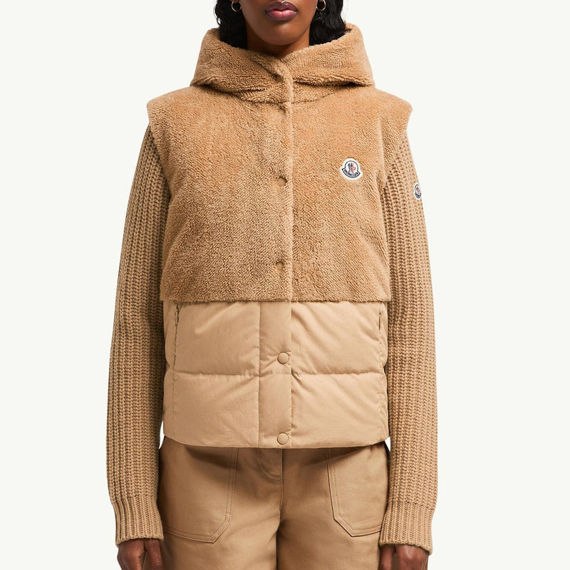 Floy Teddy Hooded Down Gilet