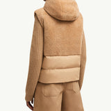 Floy Teddy Hooded Down Gilet