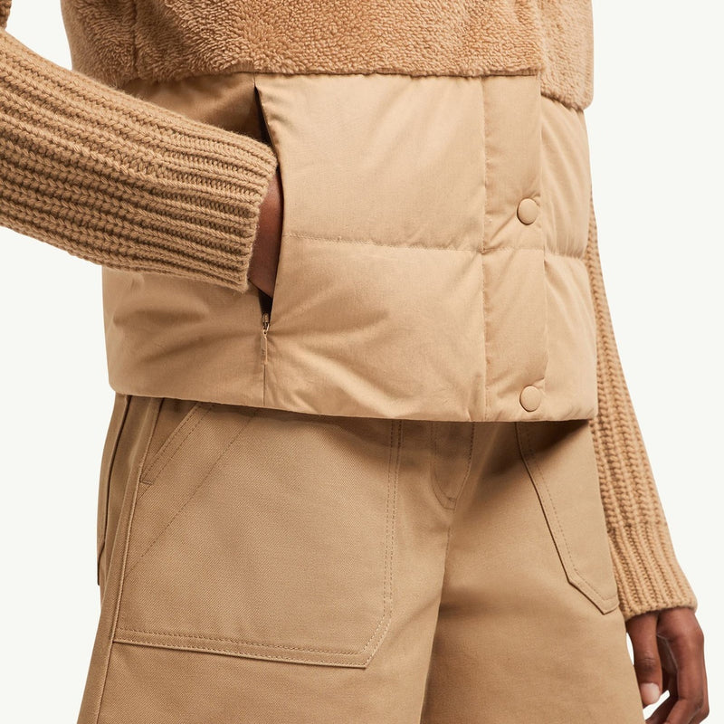 Floy Teddy Hooded Down Gilet