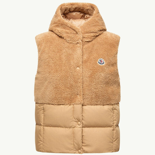 Floy Teddy Hooded Down Gilet