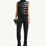 Padded Zip-Up Jersey Gilet