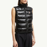 Padded Zip-Up Jersey Gilet