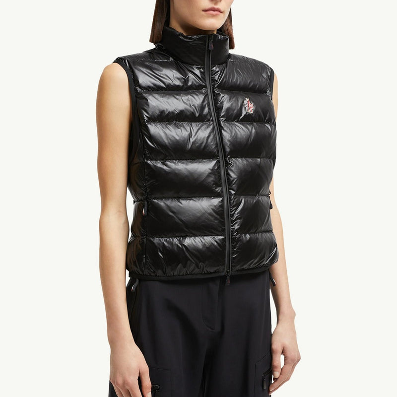 Padded Zip-Up Jersey Gilet