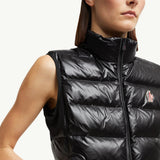 Padded Zip-Up Jersey Gilet