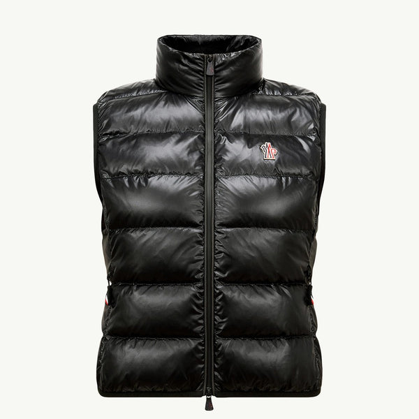 Padded Zip-Up Jersey Gilet