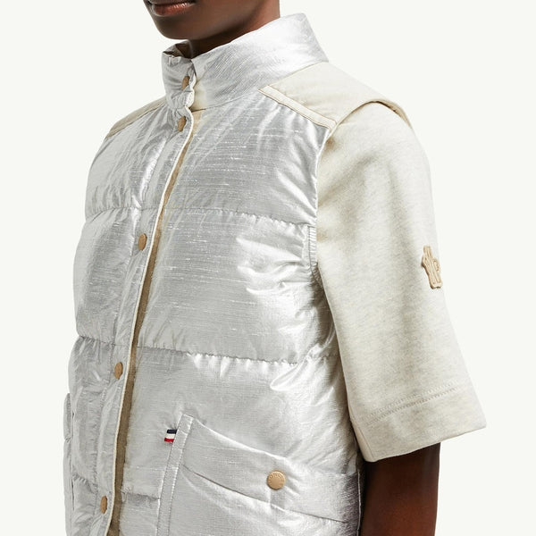 Pinchot Lamé Down Gilet