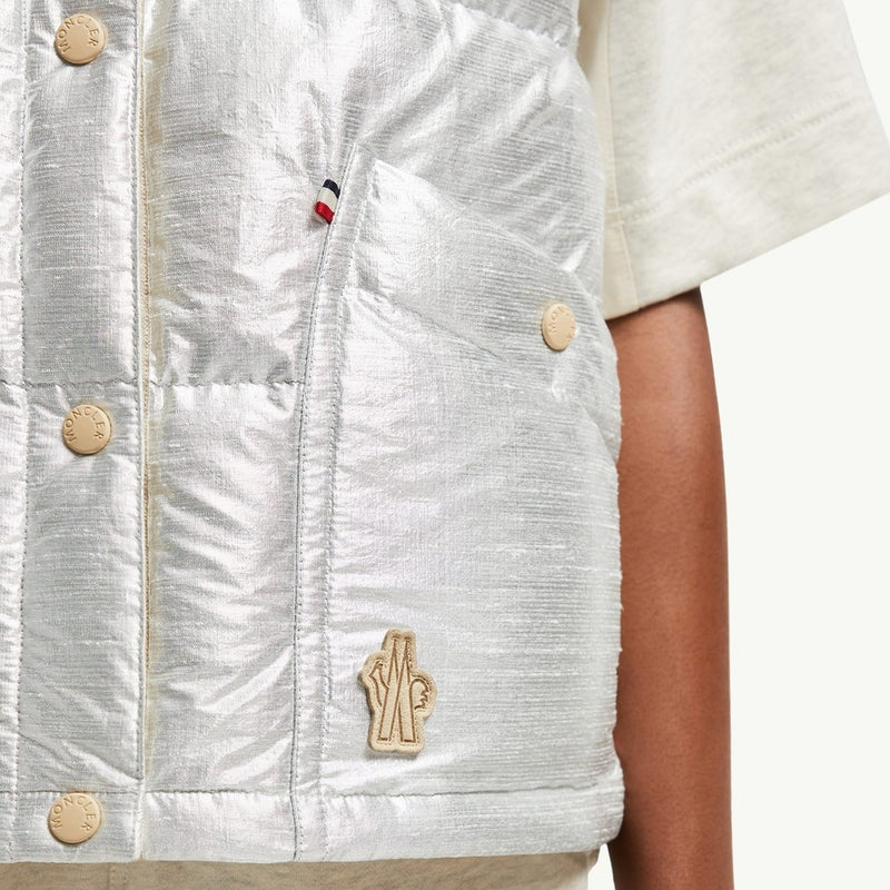 Pinchot Lamé Down Gilet