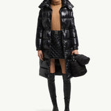 Cavettaz Hooded Long Down Jacket