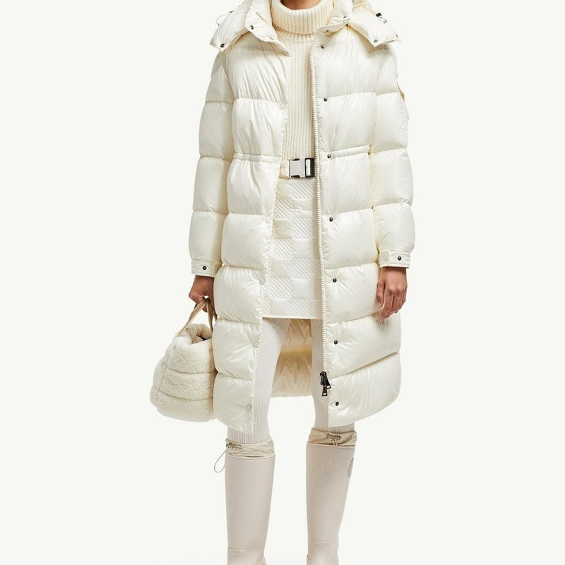 Cavettaz Hooded Long Down Jacket