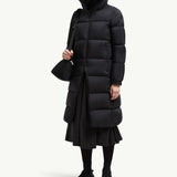 Arredoun Hooded Long Down Jacket
