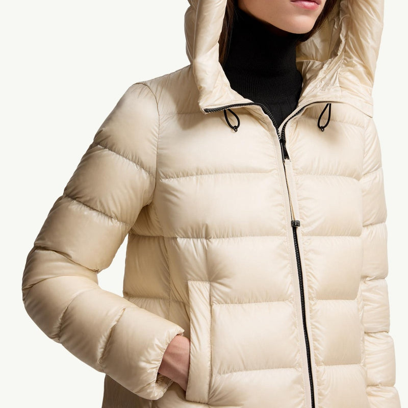Suyenne Hooded Mid-Length Down Jacket