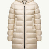Suyenne Hooded Mid-Length Down Jacket