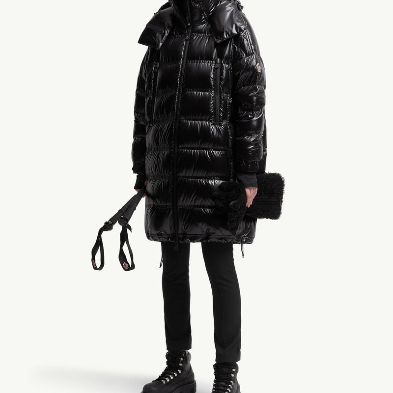 Rochelairs Hooded Long Down Jacket