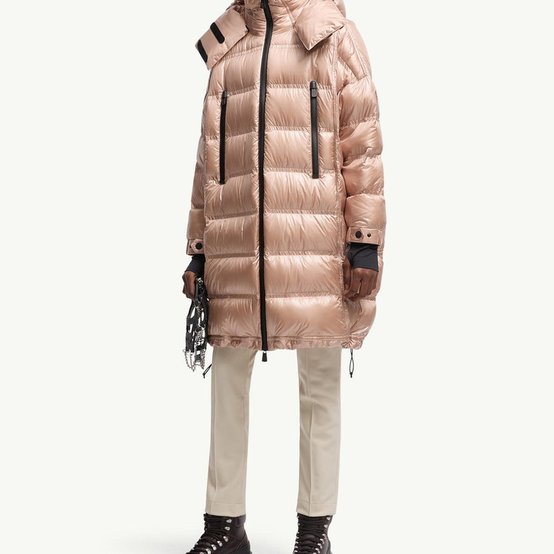 Rochelairs Hooded Long Down Jacket