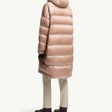 Rochelairs Hooded Long Down Jacket