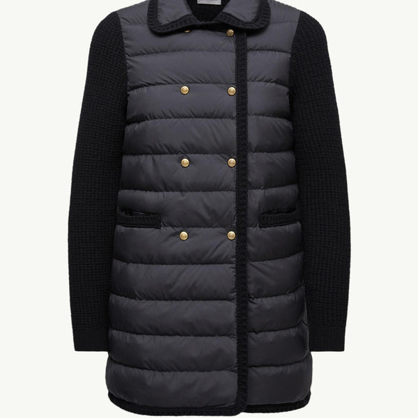 Wool & Cashmere Padded Cardigan