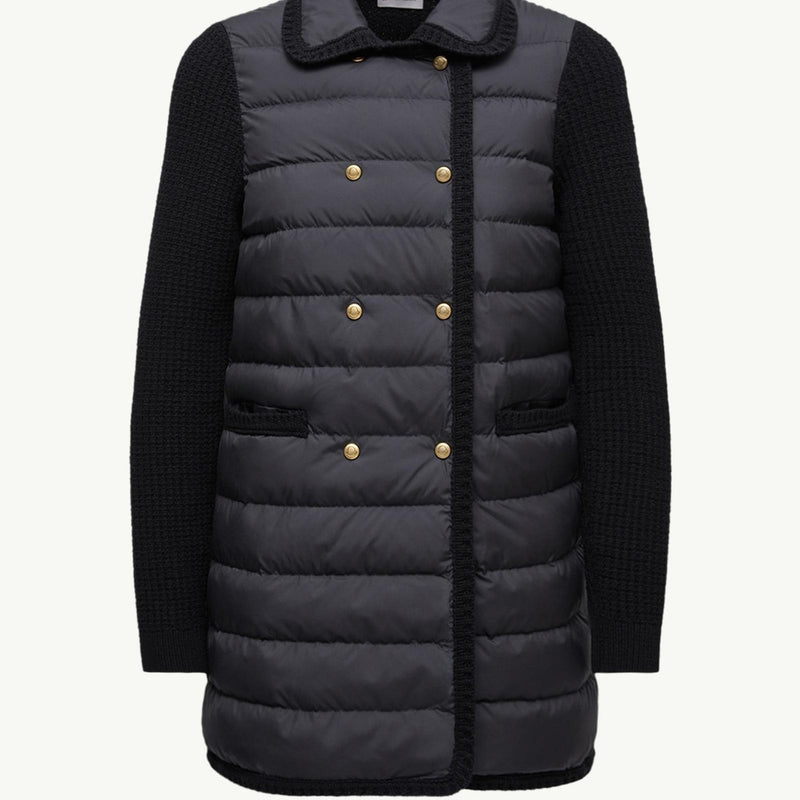 Wool & Cashmere Padded Cardigan