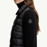 Wool & Cashmere Padded Cardigan