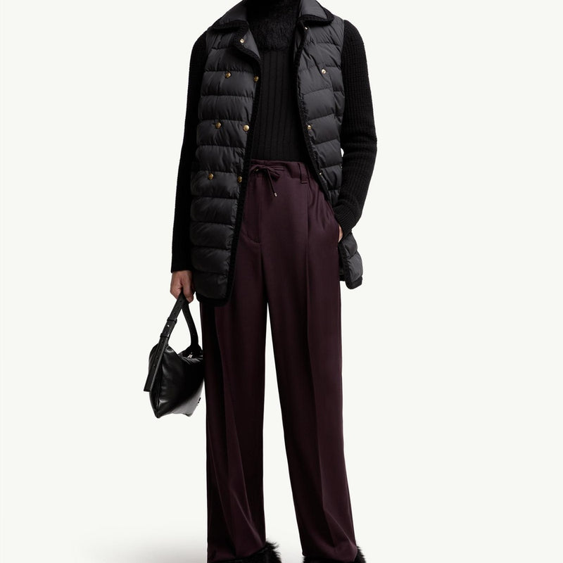 Wool & Cashmere Padded Cardigan