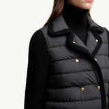 Wool & Cashmere Padded Cardigan