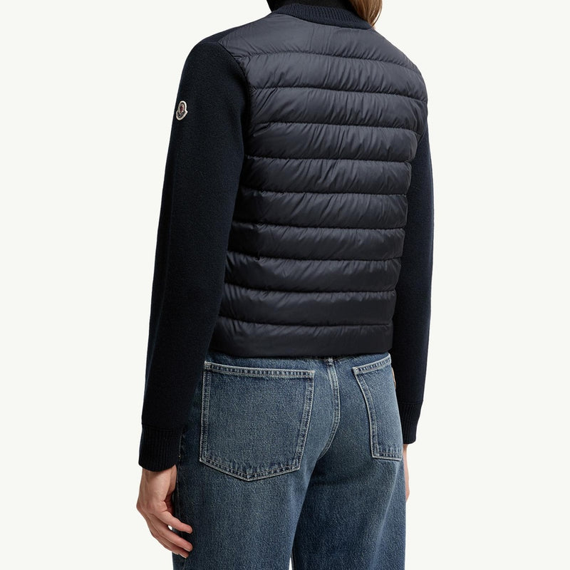 Padded Wool Cardigan