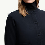 Padded Wool Cardigan