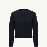 Padded Wool Cardigan