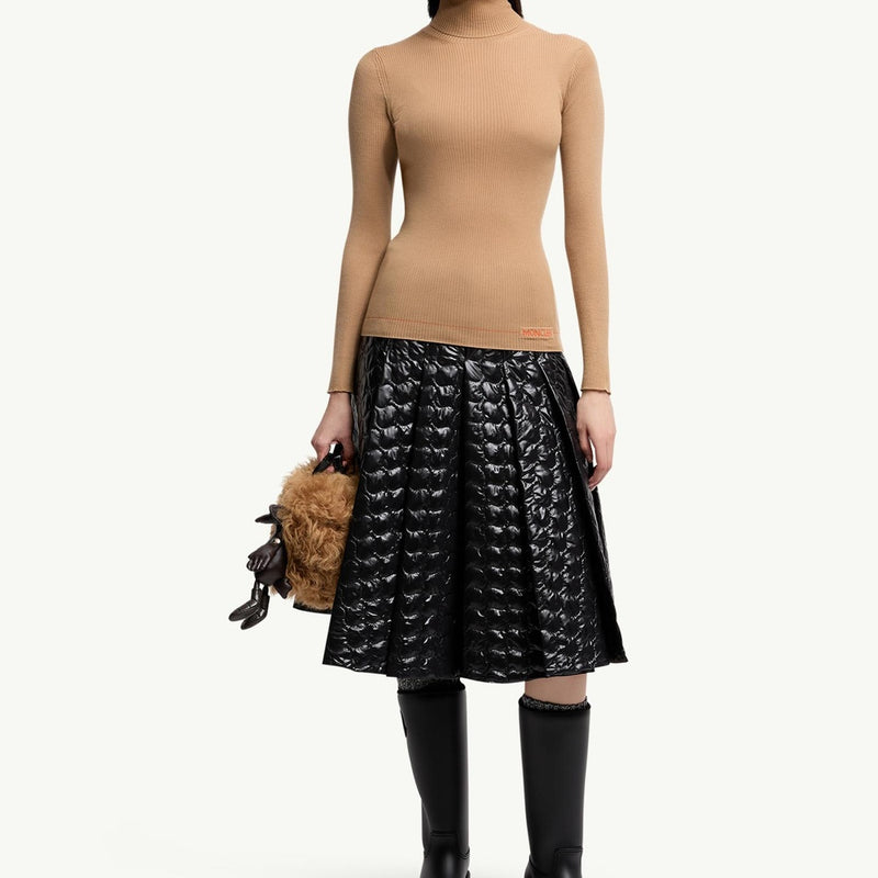 Logo Wool Polo Neck Jumper