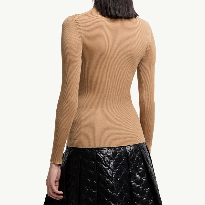 Logo Wool Polo Neck Jumper