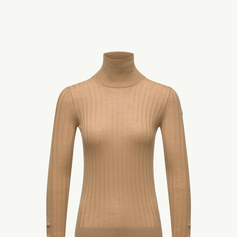 Logo Wool Polo Neck Jumper