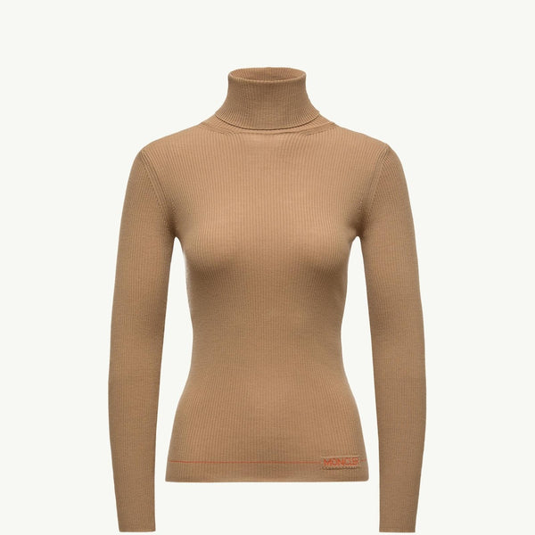 Logo Wool Polo Neck Jumper