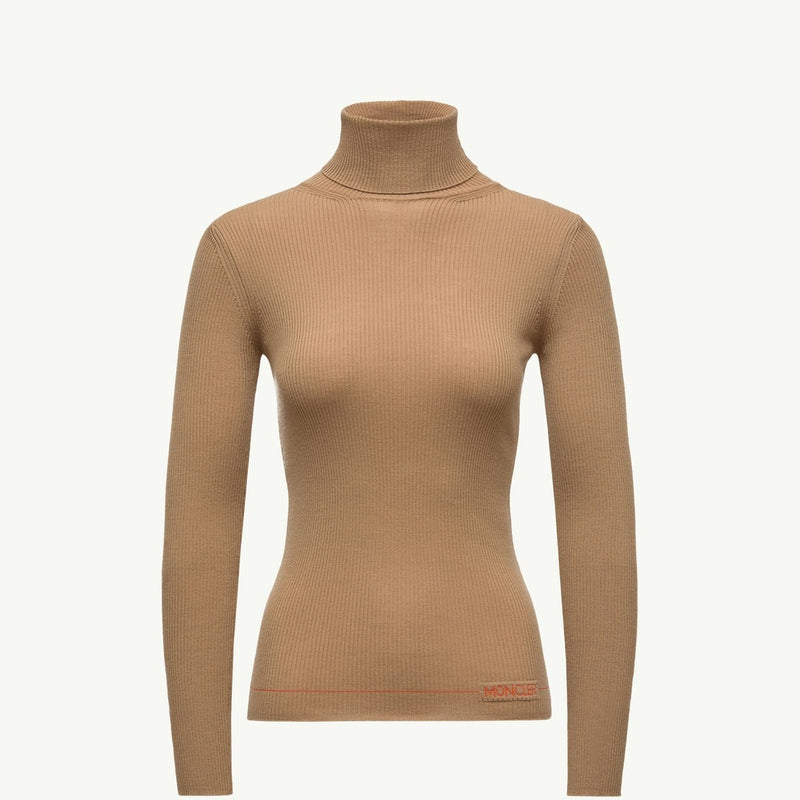 Logo Wool Polo Neck Jumper