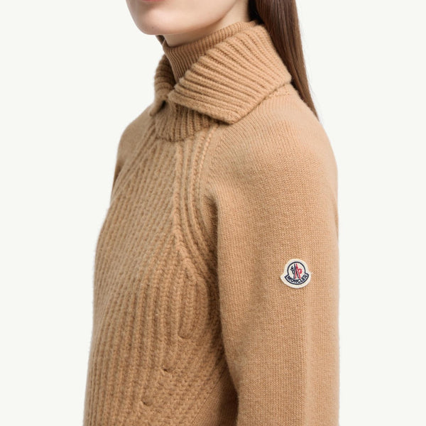 Wool & Cashmere High Collar Jumper