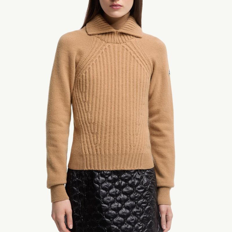 Wool & Cashmere High Collar Jumper