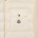 Padded Wool Zip-Up Cardigan