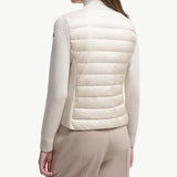 Padded Wool Zip-Up Cardigan