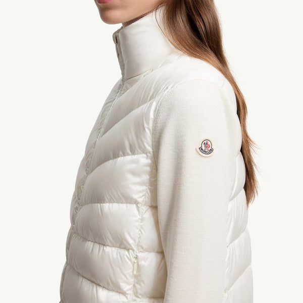 Padded Wool Cardigan