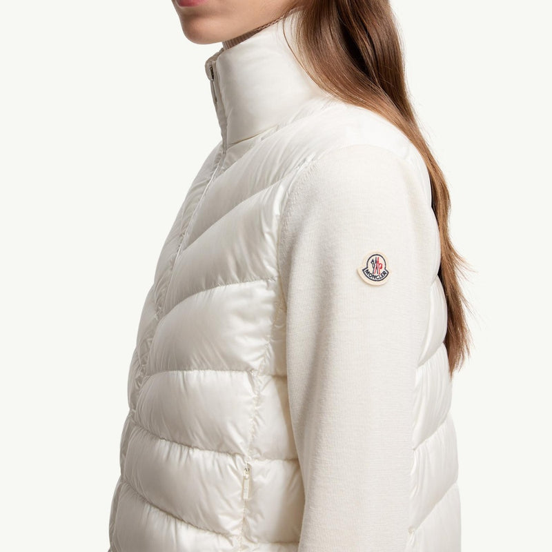 Padded Wool Cardigan