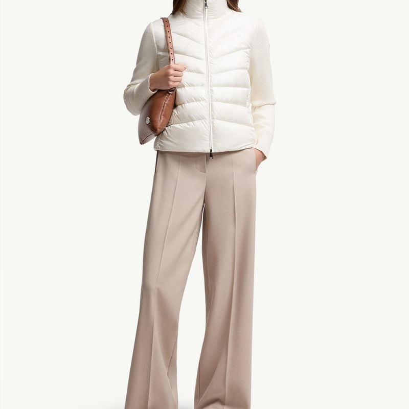 Padded Wool Cardigan