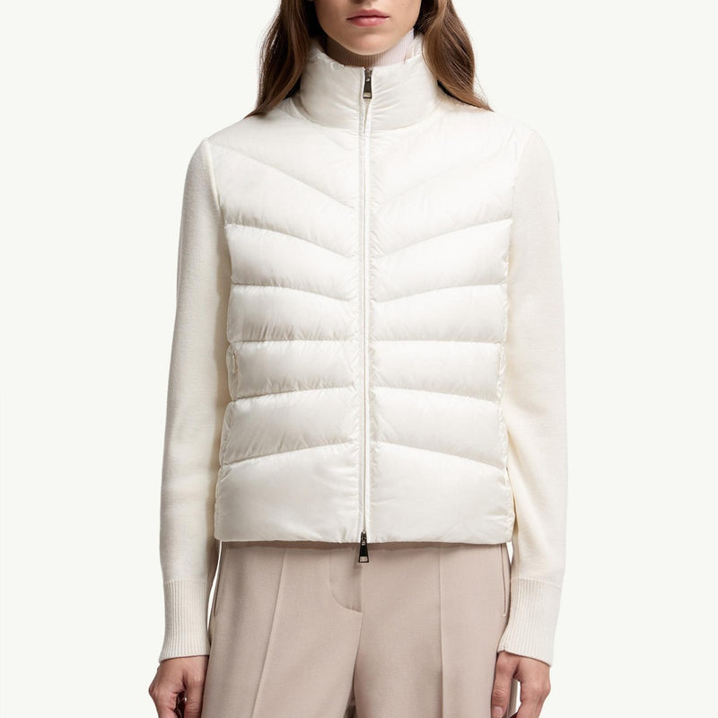 Padded Wool Cardigan