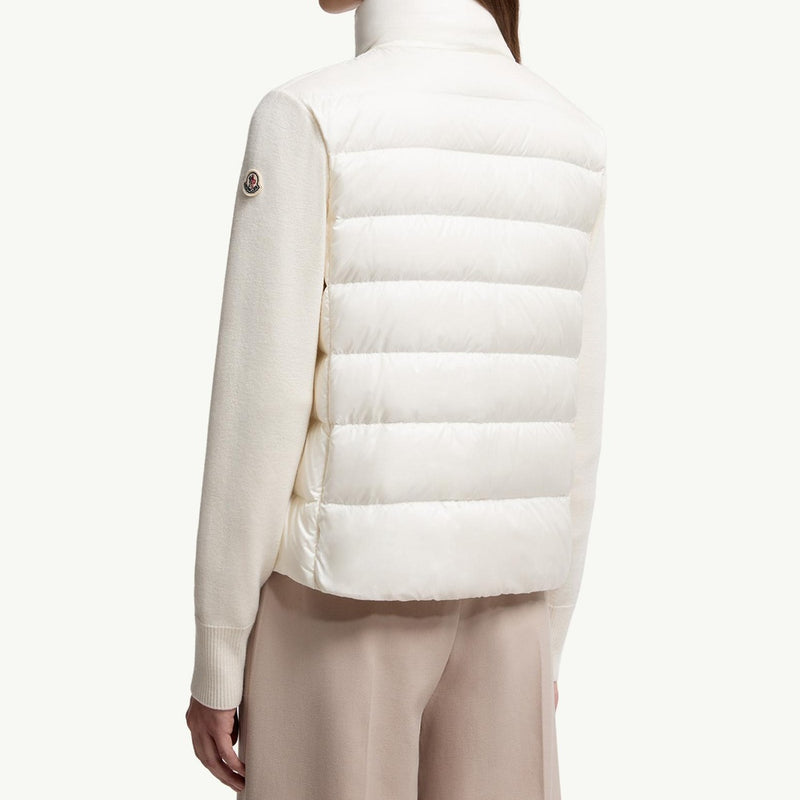 Padded Wool Cardigan