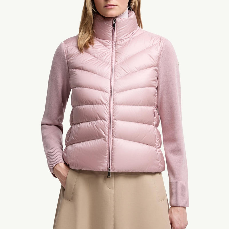 Padded Wool Cardigan