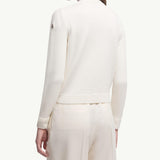 Padded Wool Zip-Up Cardigan