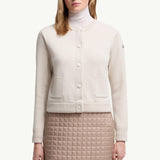 Padded Wool Cardigan