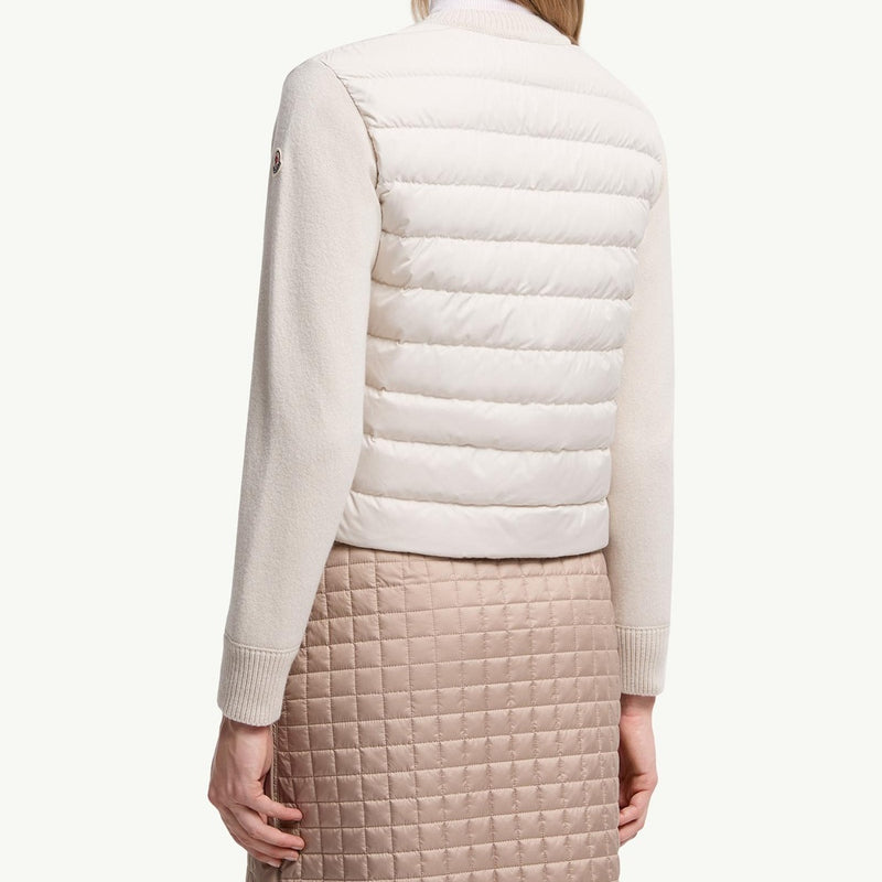 Padded Wool Cardigan