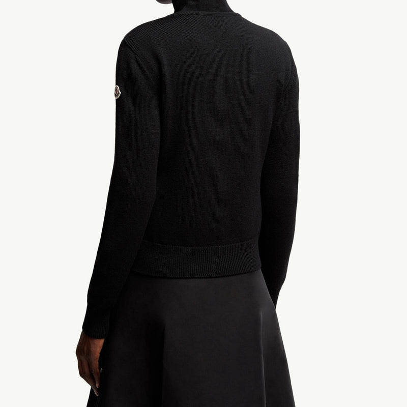 Padded Wool Cardigan